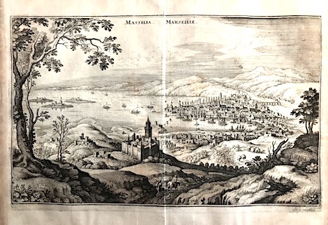 Merian Matthà¤us (1593-1650) Massilia. Marseille 1649 Francoforte
